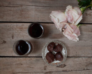 Fortified wine glasses chocolate truffles_Liebich Barossa Valley