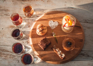 fortified wine dessert platter