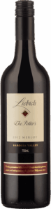 The Potter's Merlot close up label Liebich
