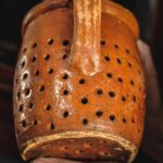 Potter Hoffman pottery colander