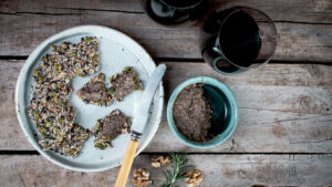 recipe vegan walnut mushroom port pate