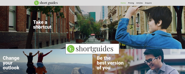 Short Guides 3 before and after websites