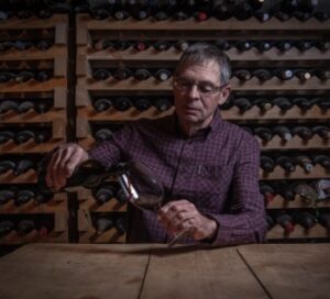 Ron Liebich red wine cellar